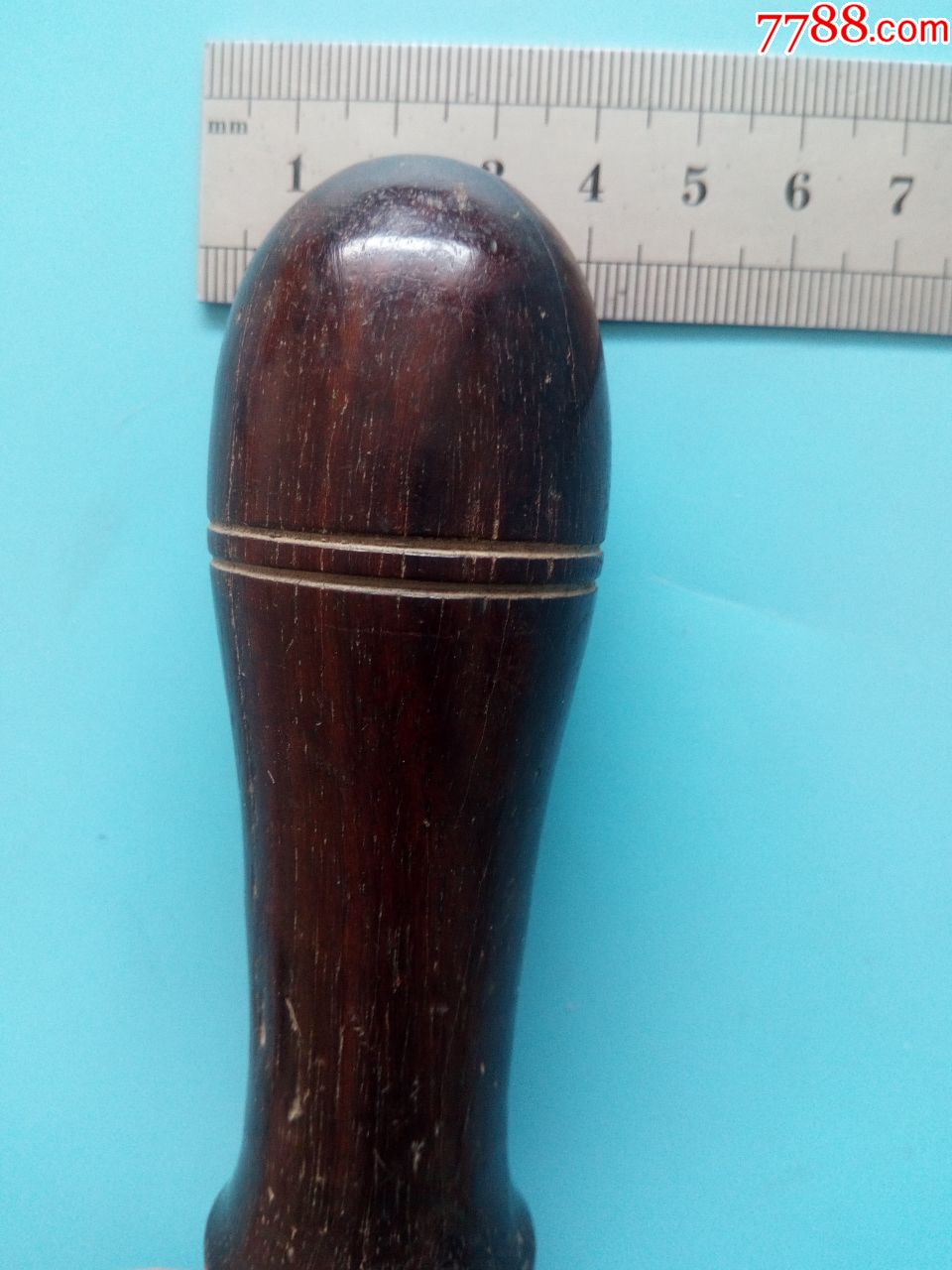 晚清民国海南黄花梨紫油梨轮船舵把老木头老物件