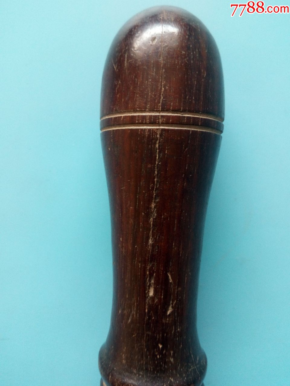 晚清民国海南黄花梨紫油梨轮船舵把老木头老物件