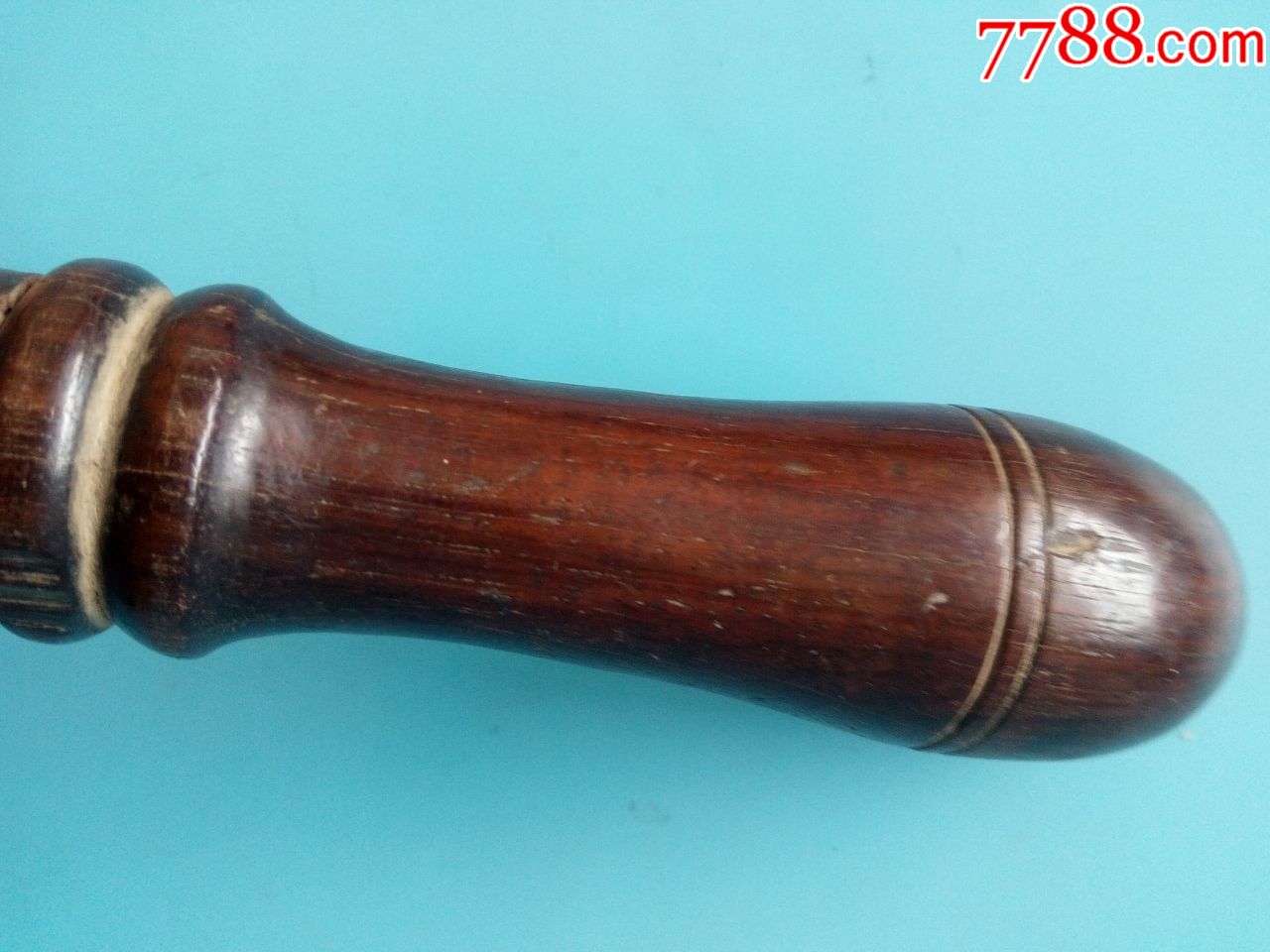 晚清民国海南黄花梨紫油梨轮船舵把老木头老物件