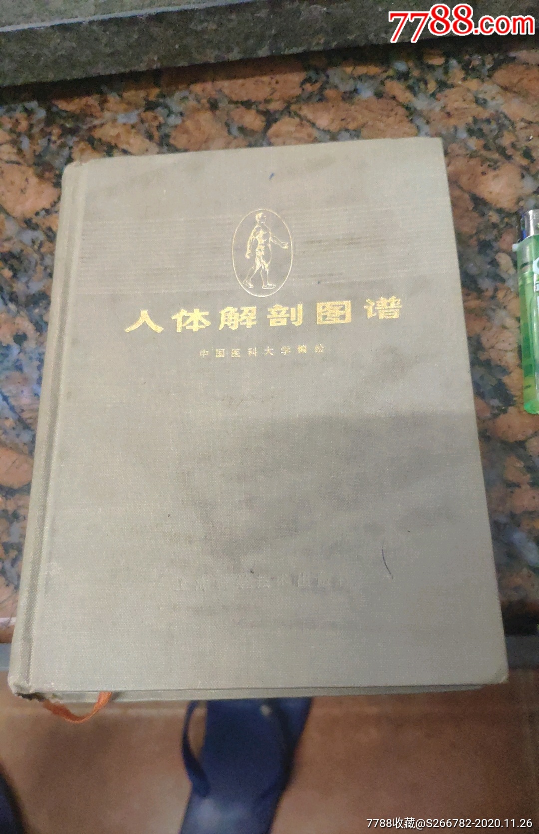 人体解剖图谱79年收_医书/药书_旧书收藏_回收价格_7788书籍