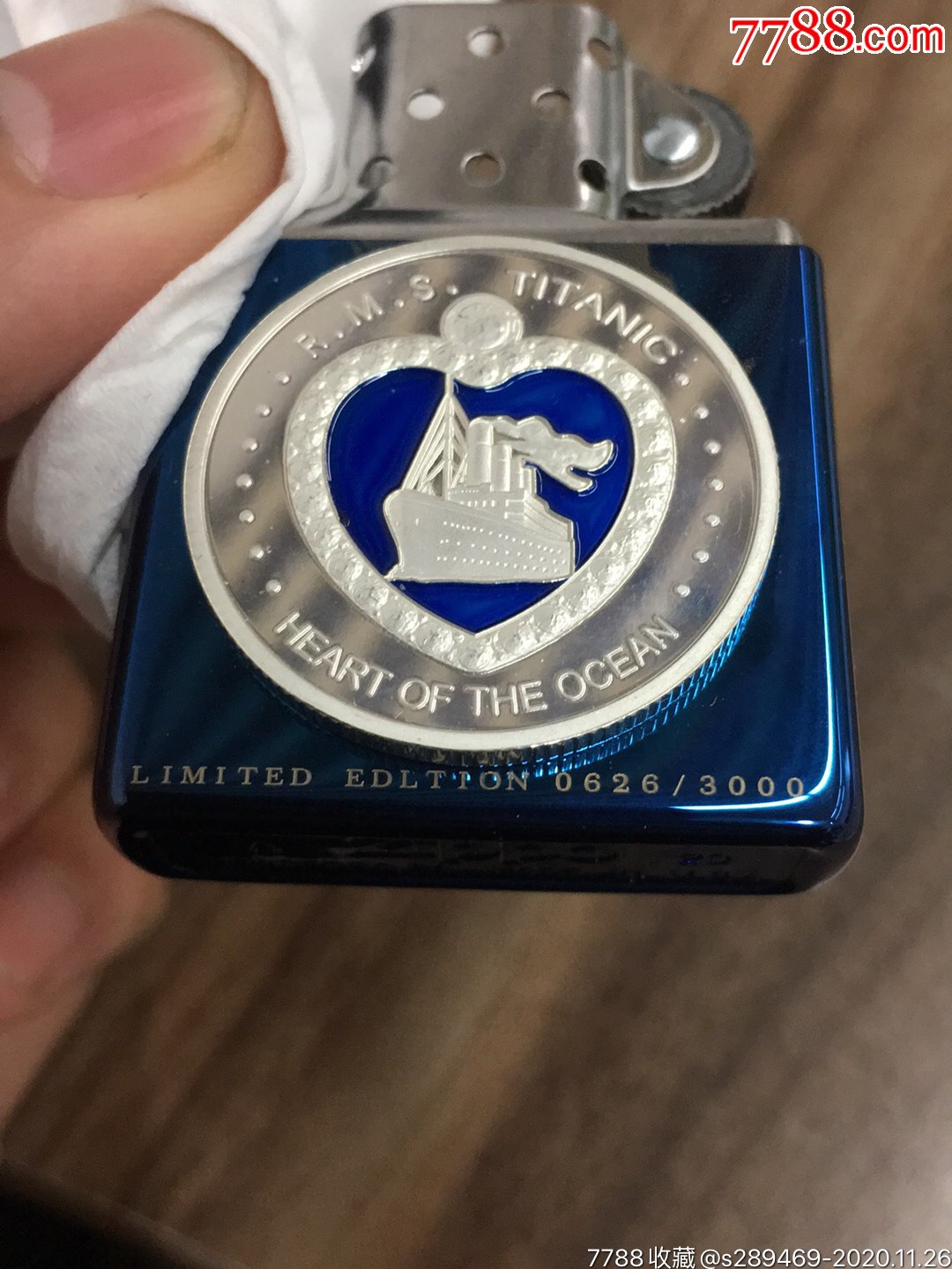 zippo泰坦尼克号限量版打火机,全新未使用