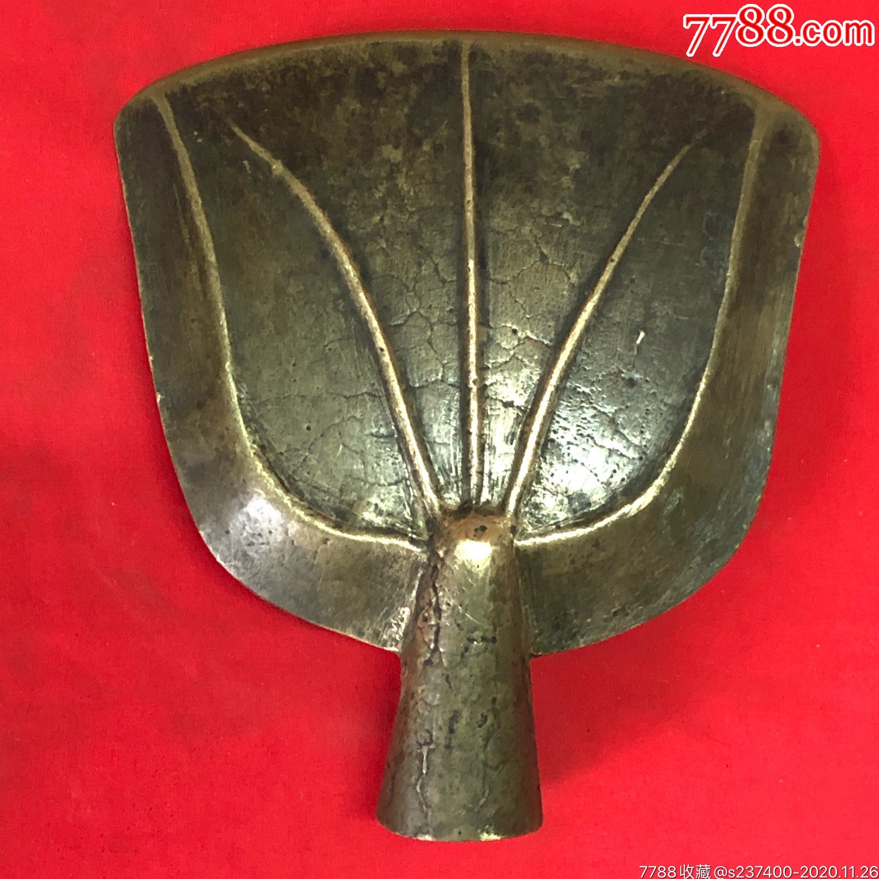 老铜铲民俗老物件炒菜用的黄铜锅铲中大号品好怀旧日用保真