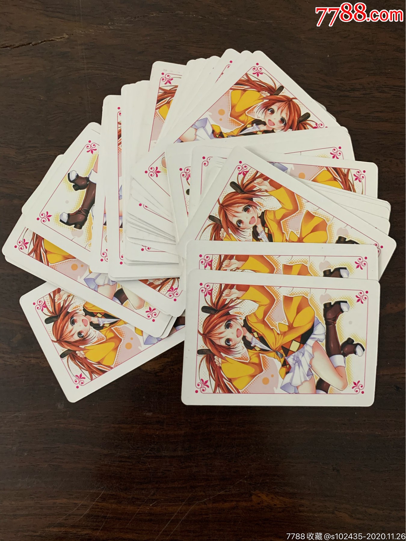 动漫扑克牌一套全新