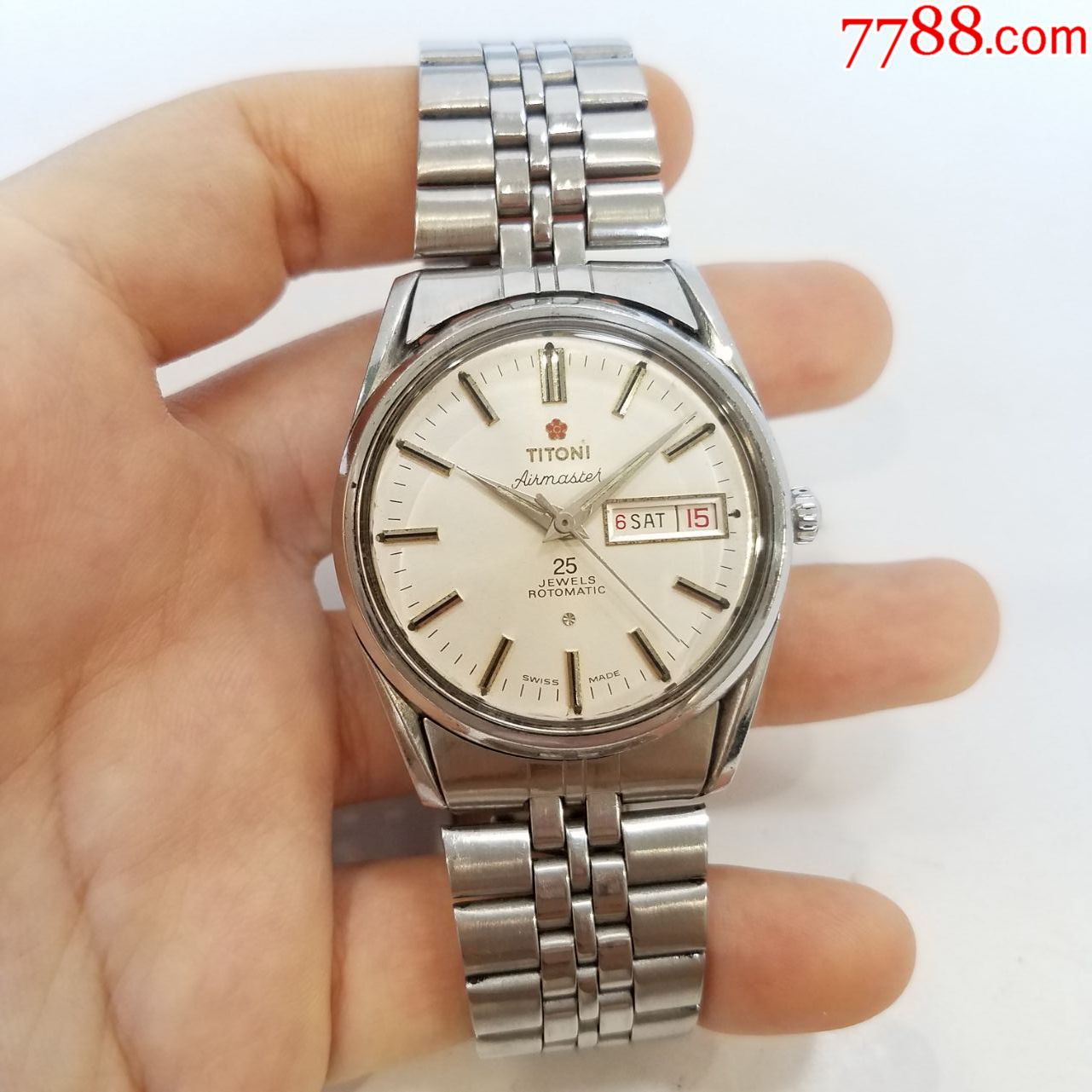 瑞士titoni梅花空霸系列自动机械男表【2836-1精磨机芯】【能走时】