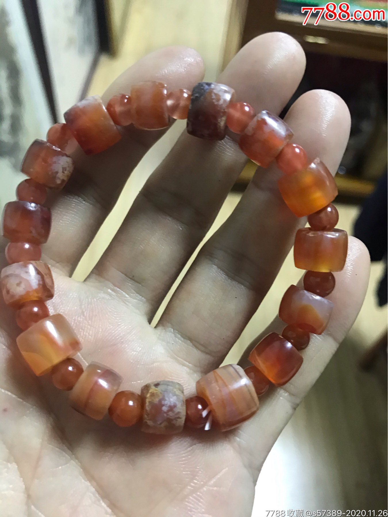老西周时期玛瑙手串