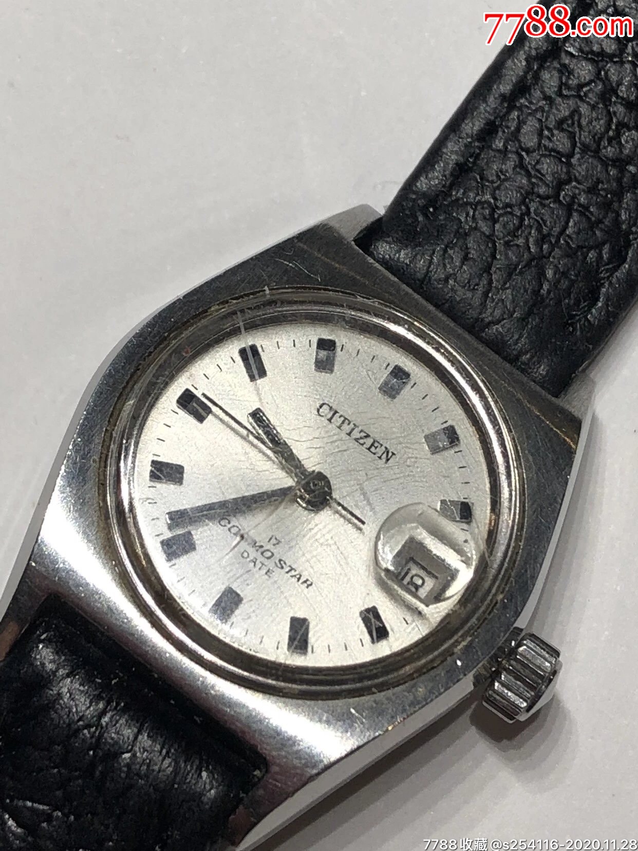 日本原装正品西铁城全自动机械女表表盘25mm厚10mm走时精准保真正品