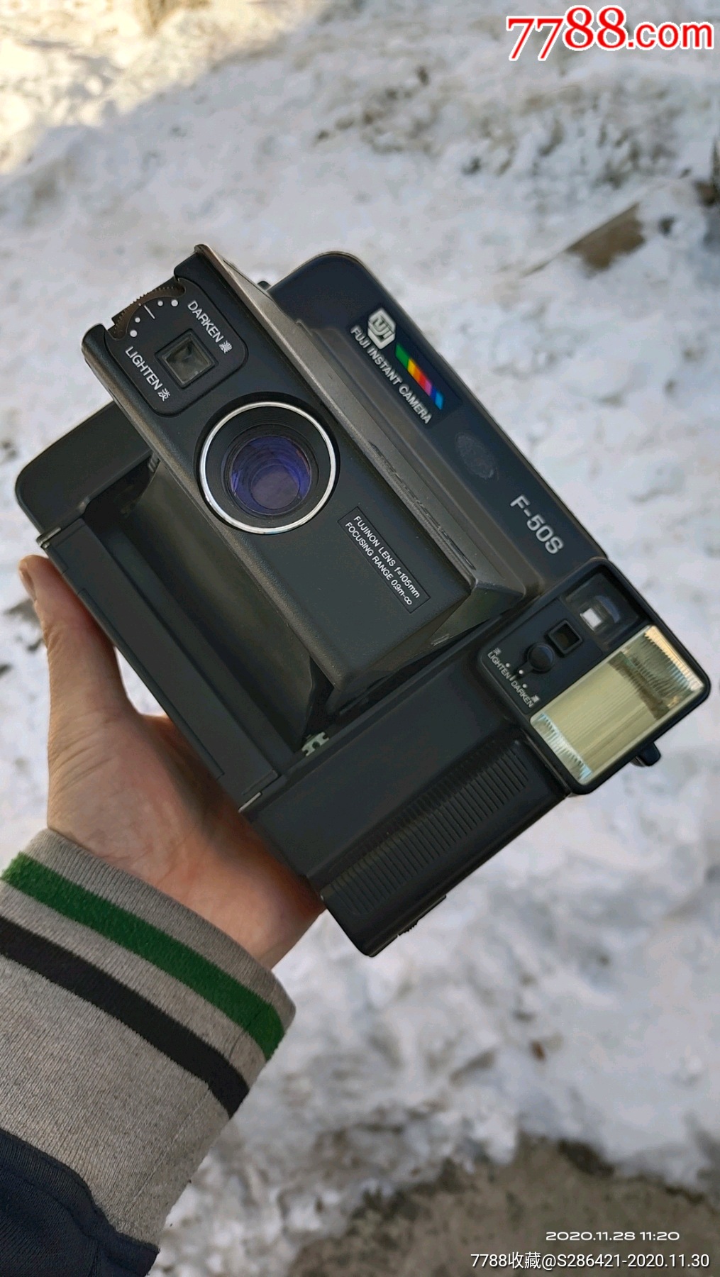 富士f50s拍立得照相机,成色一般-拍立得相机-7788相机收藏