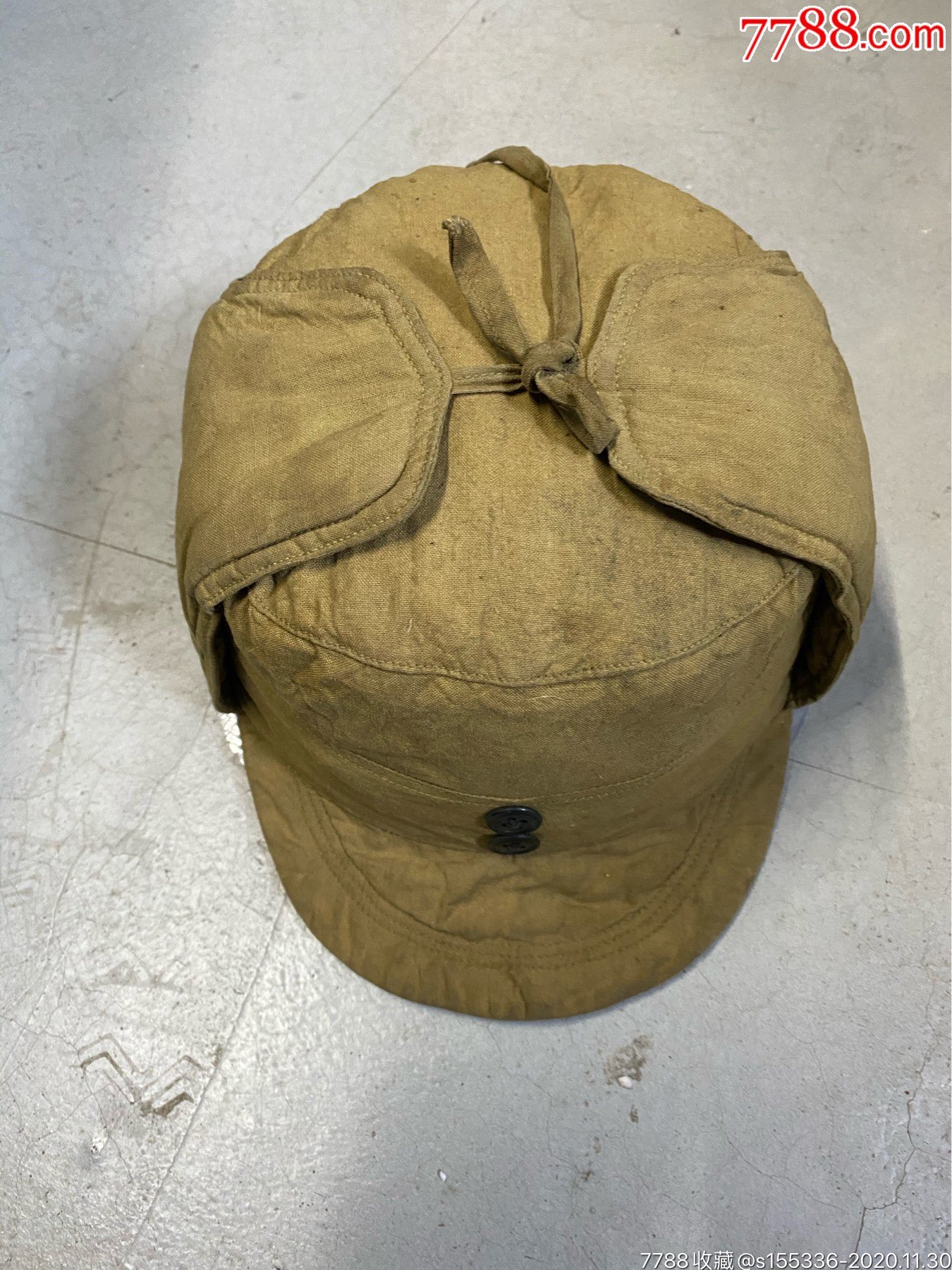 【113008黑组】49式解放军棉帽