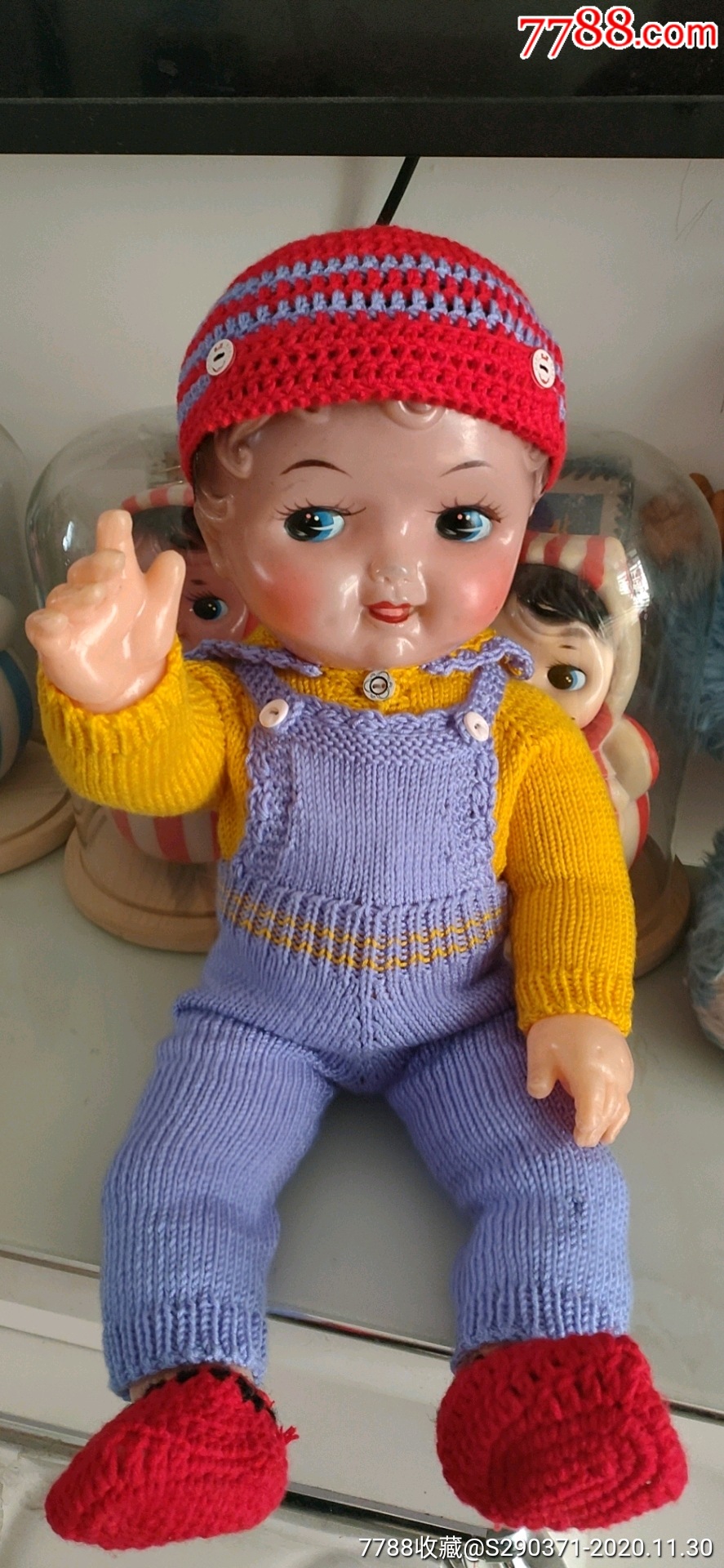 老娃娃,老玩具,塑料娃娃,55cm高