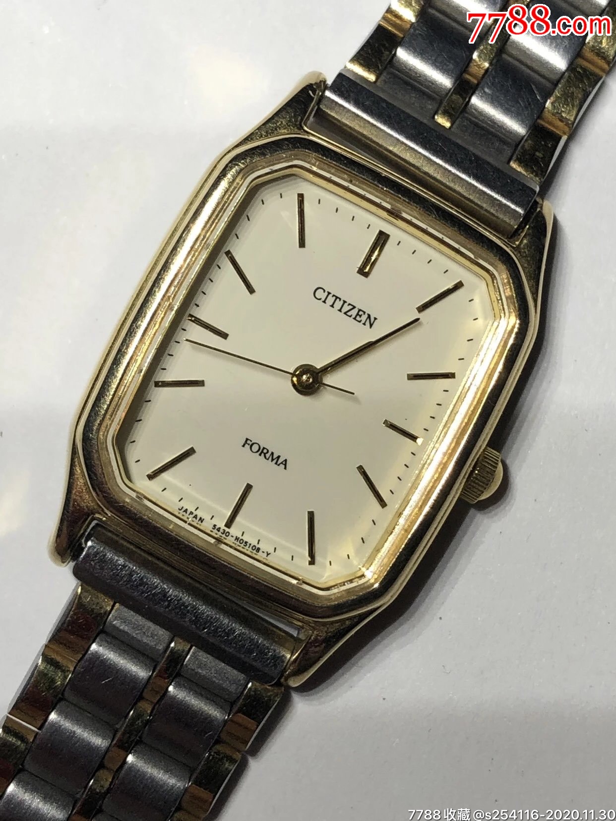 日本原装进口西铁城forma石英女表表盘2023mm厚6mm表带长177c