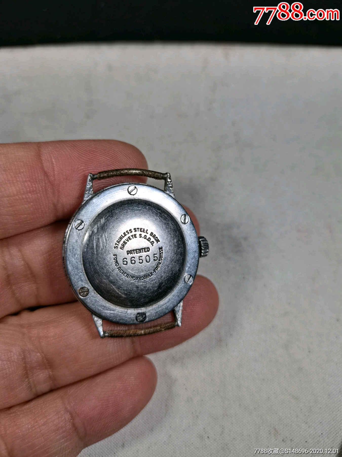 50年代原装进口瑞士外跨轮手动机械表_手表/腕表_第3张_7788钟表收藏