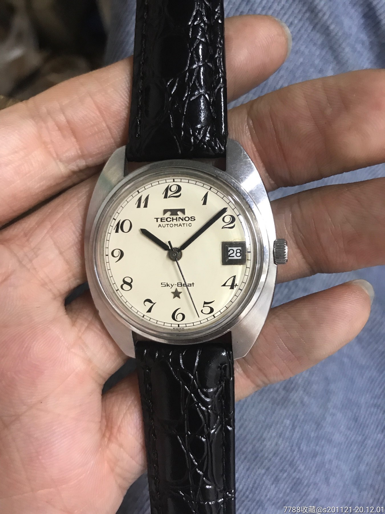 瑞士天克诺自动机械男士手表