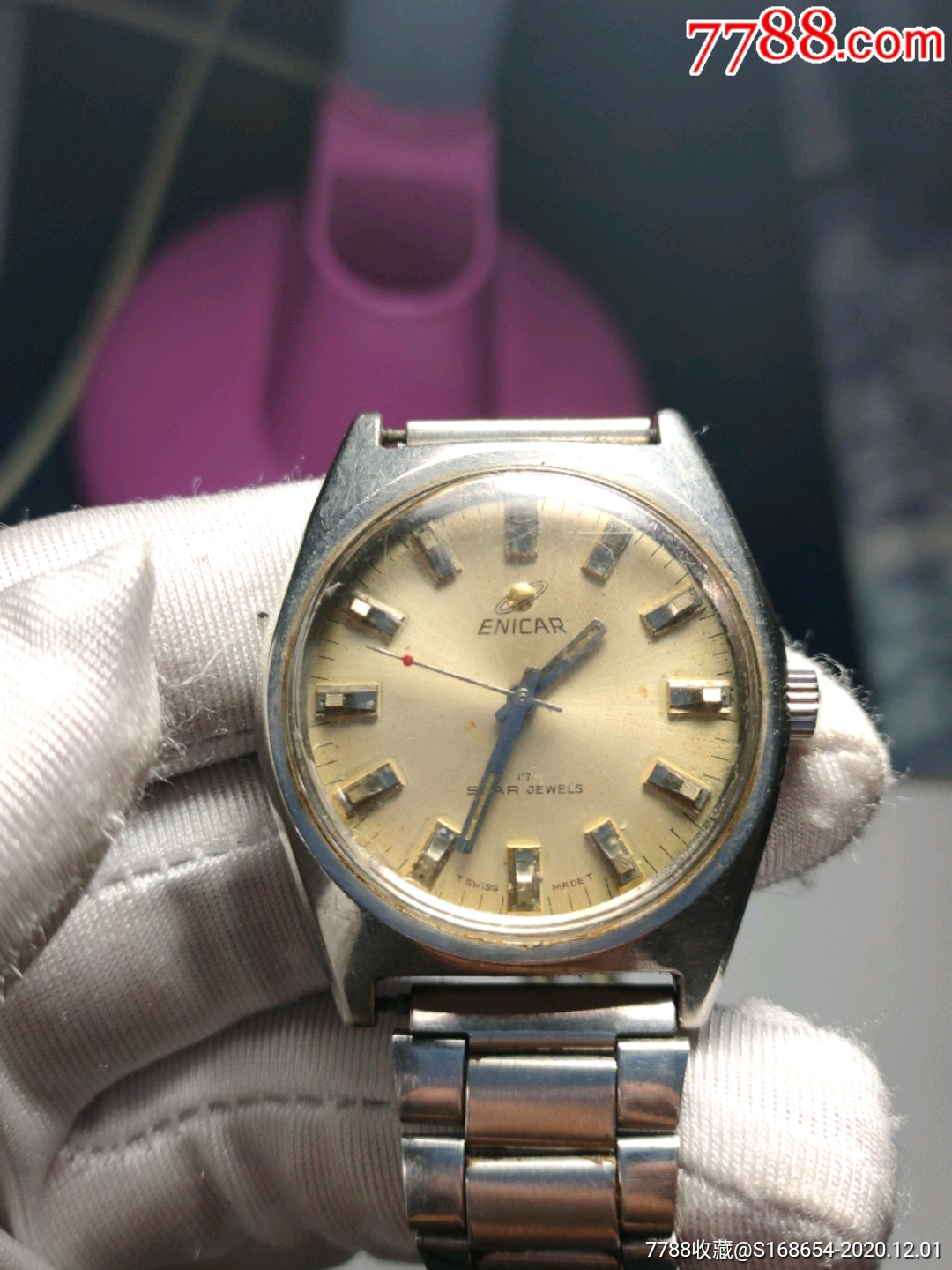 瑞士英纳格美品手表机芯160原装一切正常