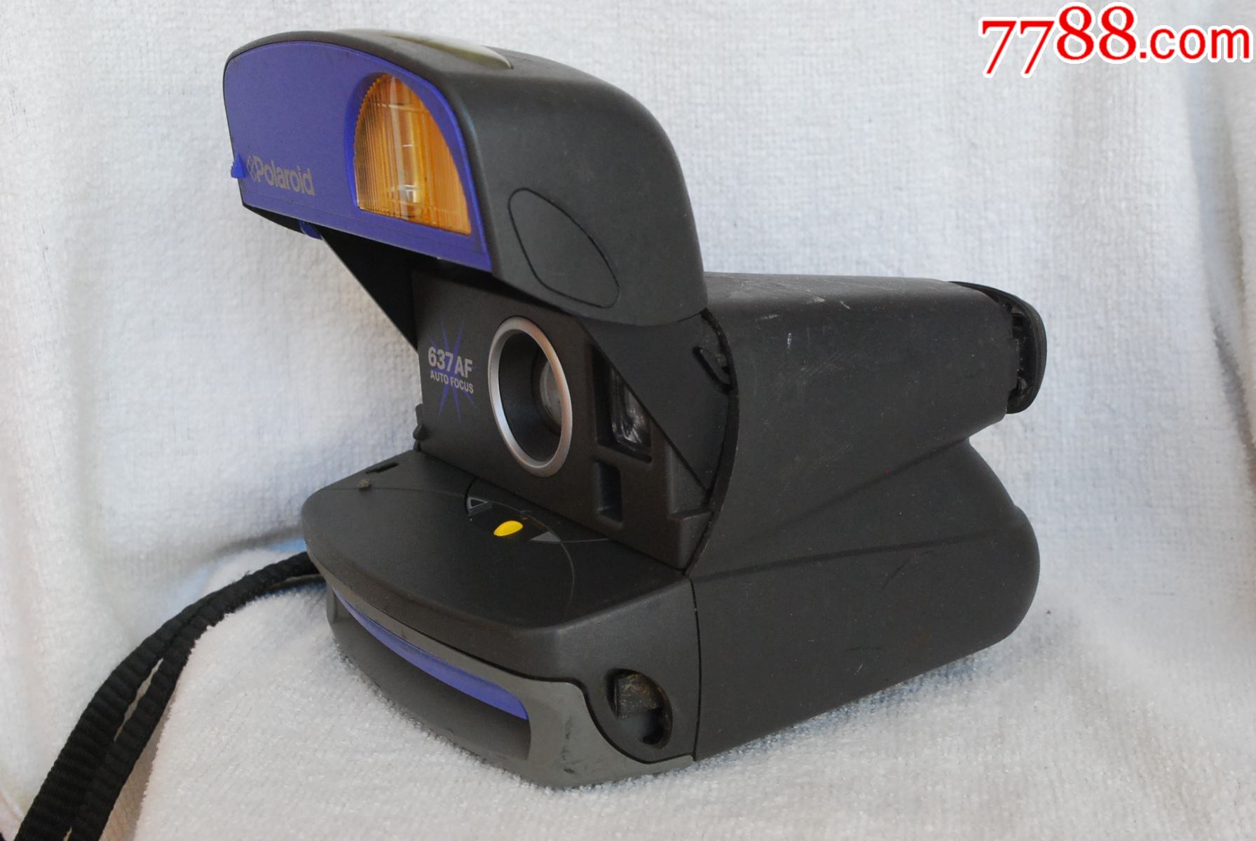 摆设用鲸鱼版宝丽来637af一次成像相机