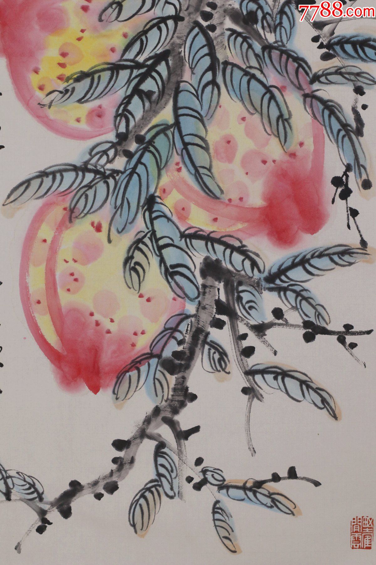 【吴欢】江苏宜兴人,吴祖光,新凤霞之子,齐白石赐名,寿桃