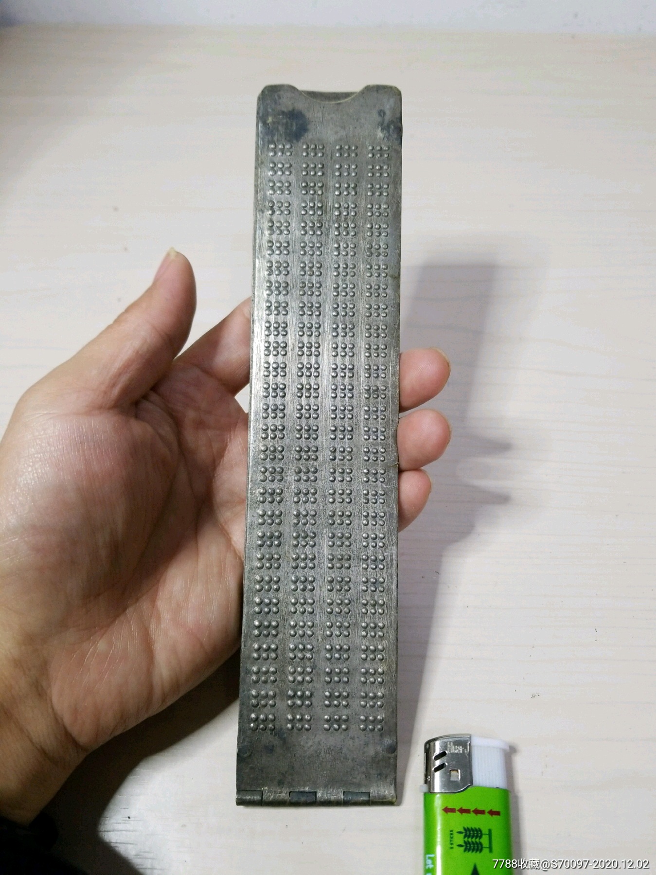 老盲文写字板刻字板,老铜器老文具文房用品铜雕铜像等怀旧收藏