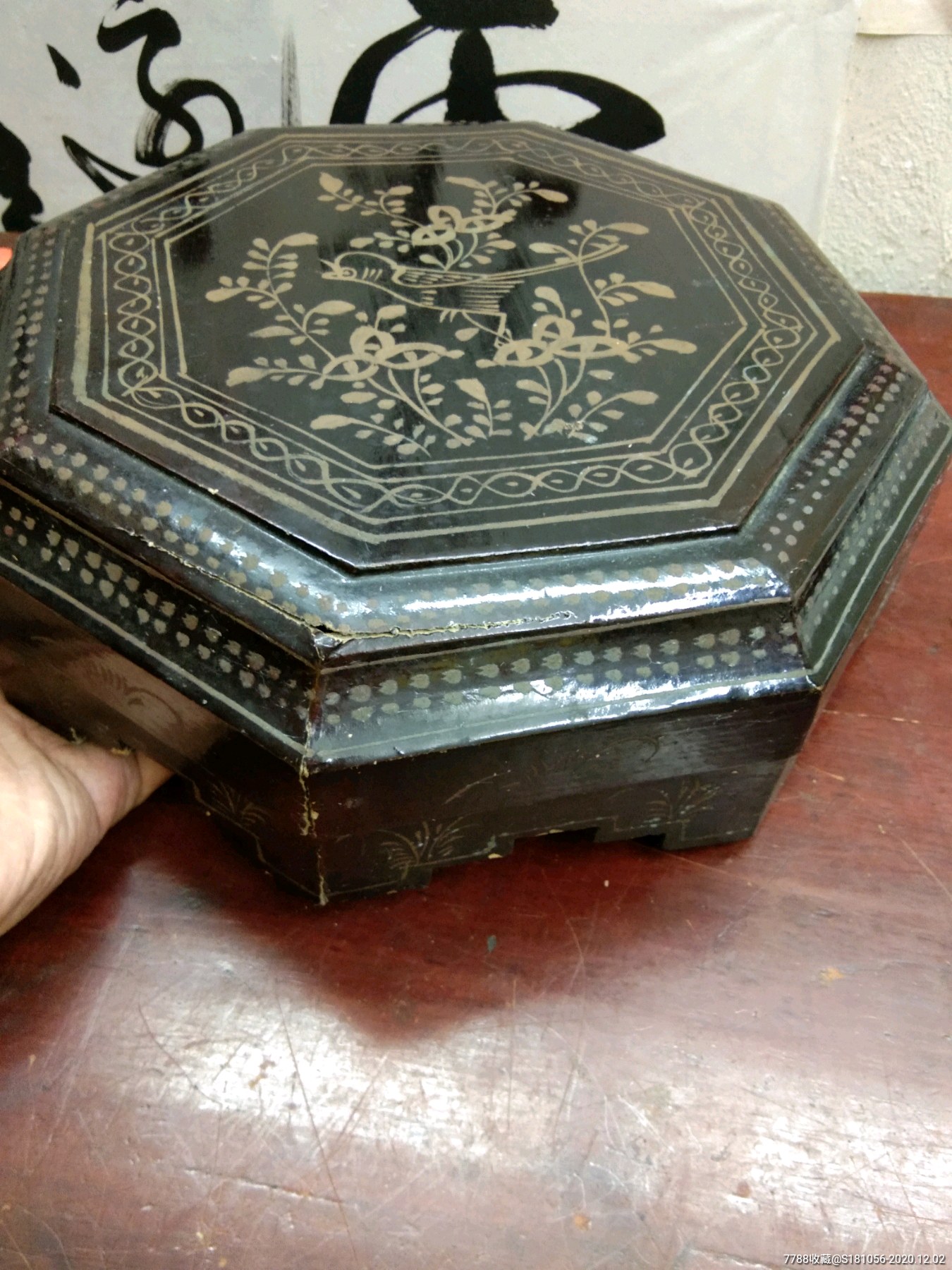 民国漆器糖果盒