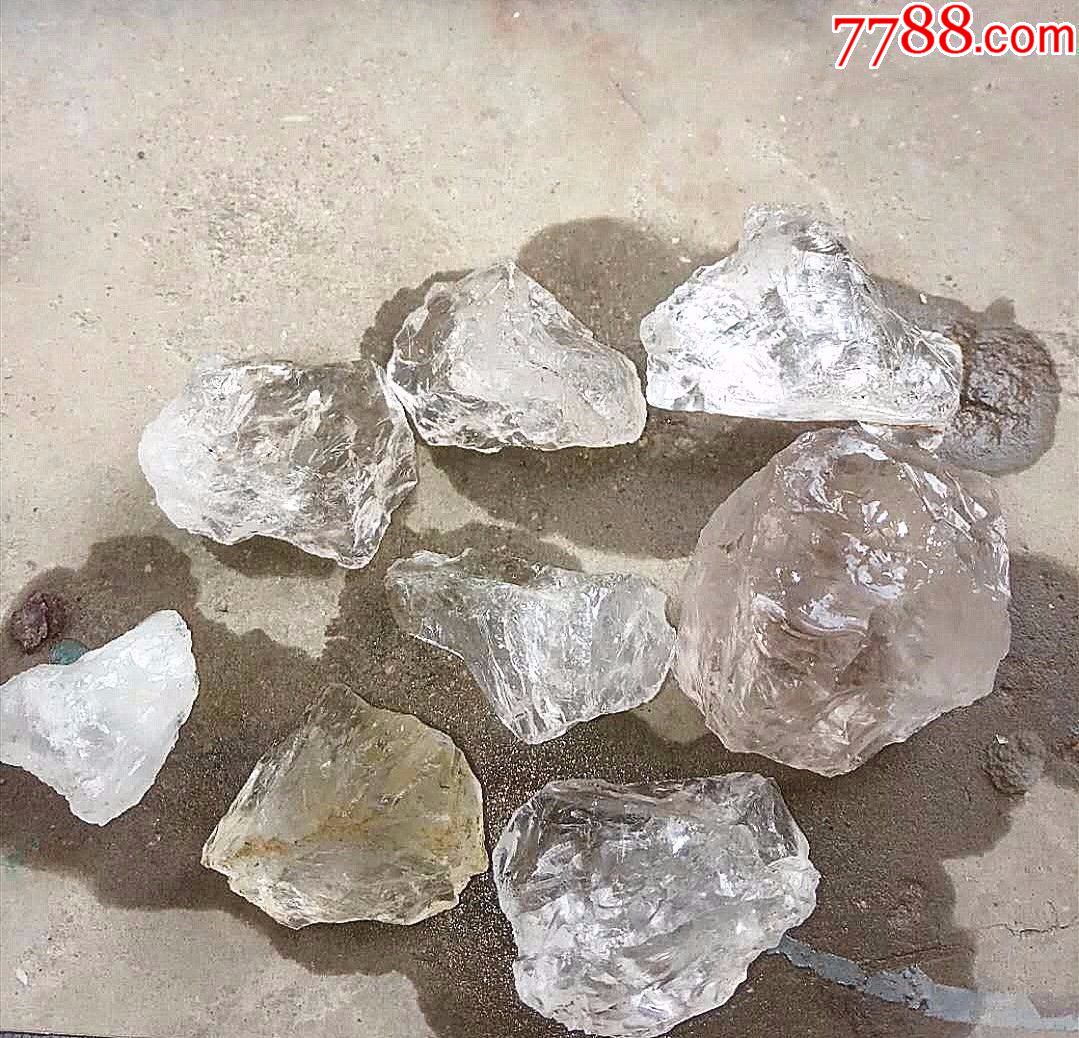 晶莹不剔透系列(一)水晶石--原石-其他宝石-7788集邮网