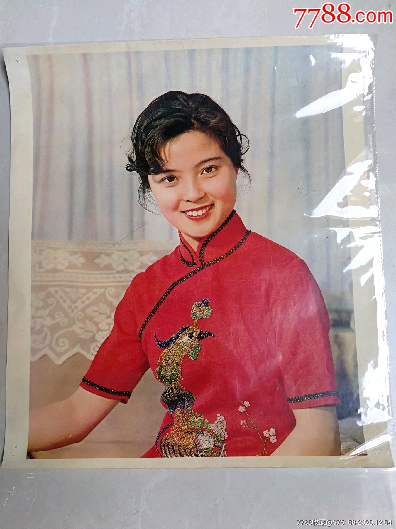 老年画八十年的美女年画一张