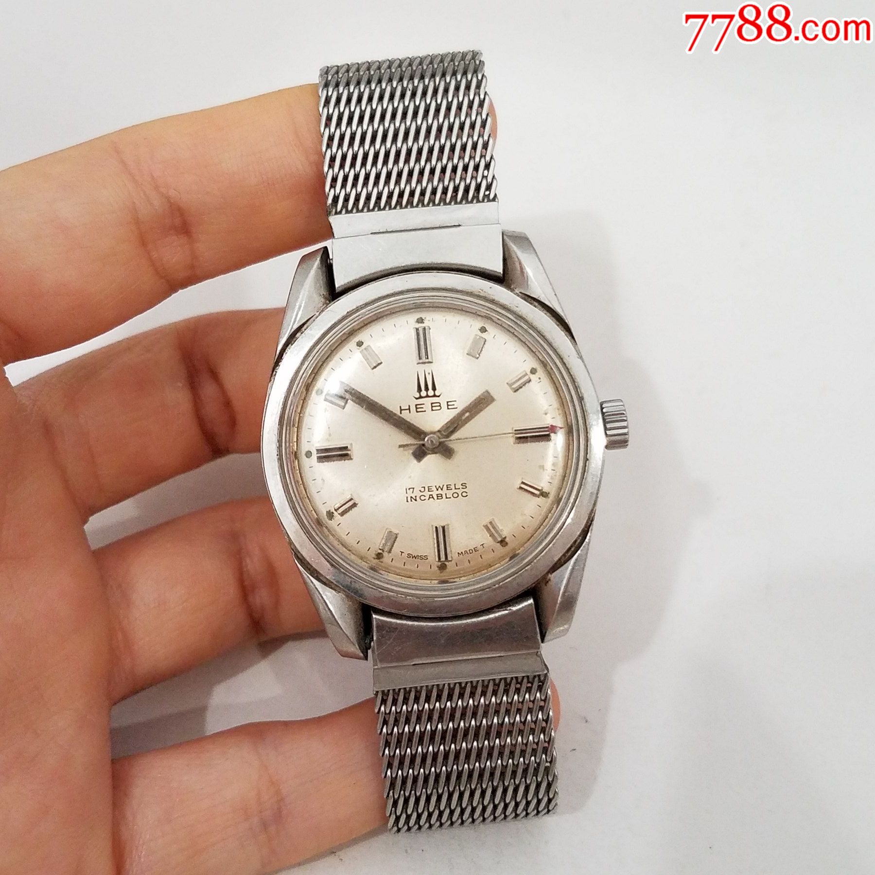 首页 拍卖 手表/腕表 >> 瑞士hebe手动上链机械男表【2750机芯】