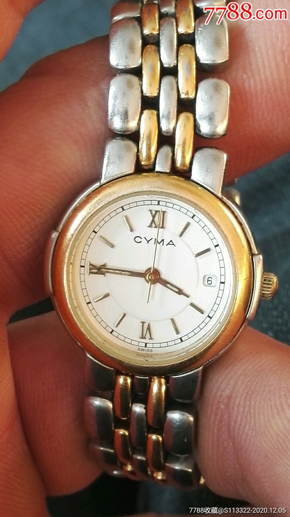 瑞士原装西马石英女表-手表/腕表-7788钟表收藏