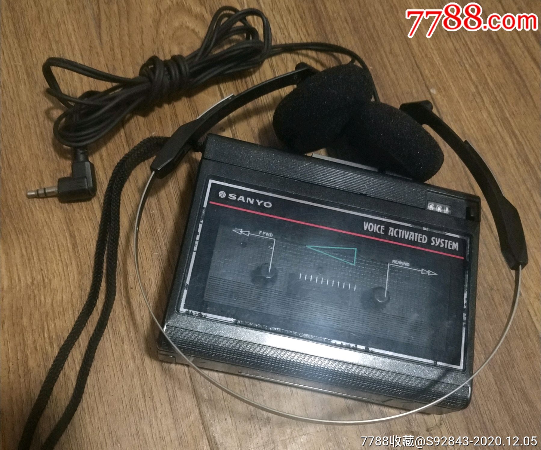 三洋磁带机加原装头戴耳机