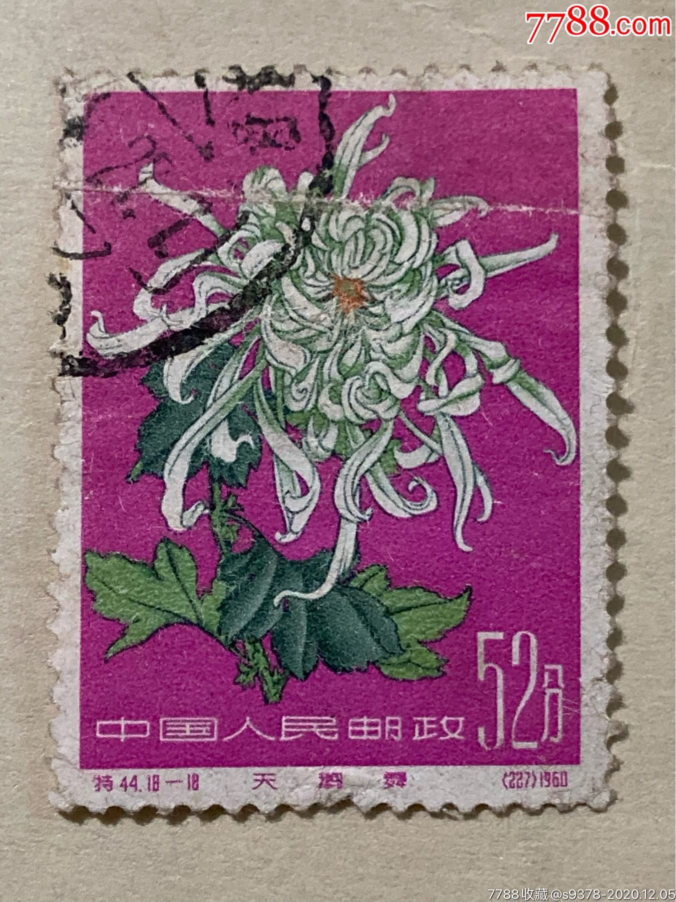 老纪特票-菊花-新中国邮票-7788邮票收藏