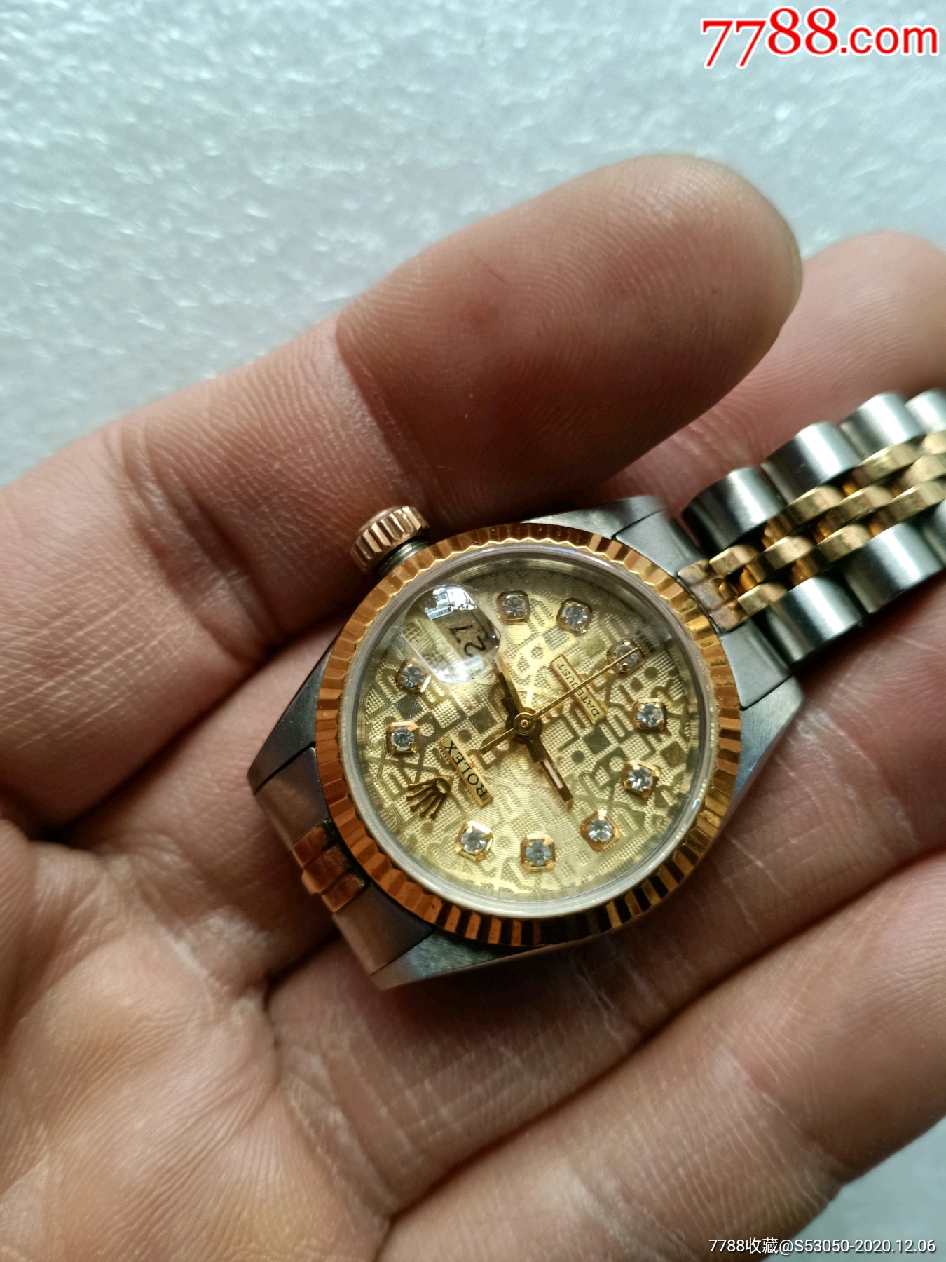 瑞士,rolex,女士全自动单历,2688白机芯,古董手表,详见备注