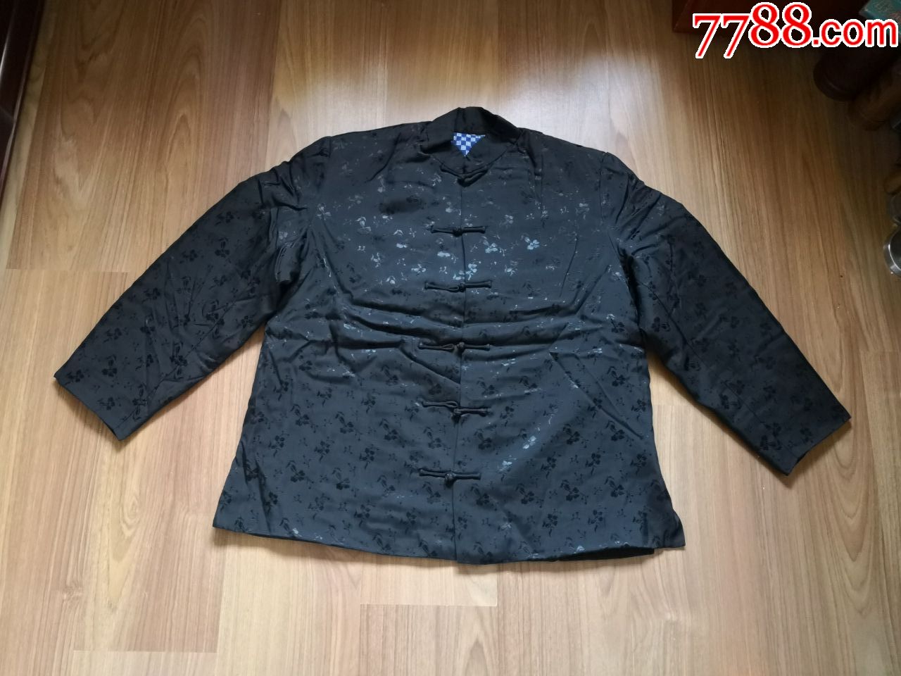 全新缎面对襟男士棉袄