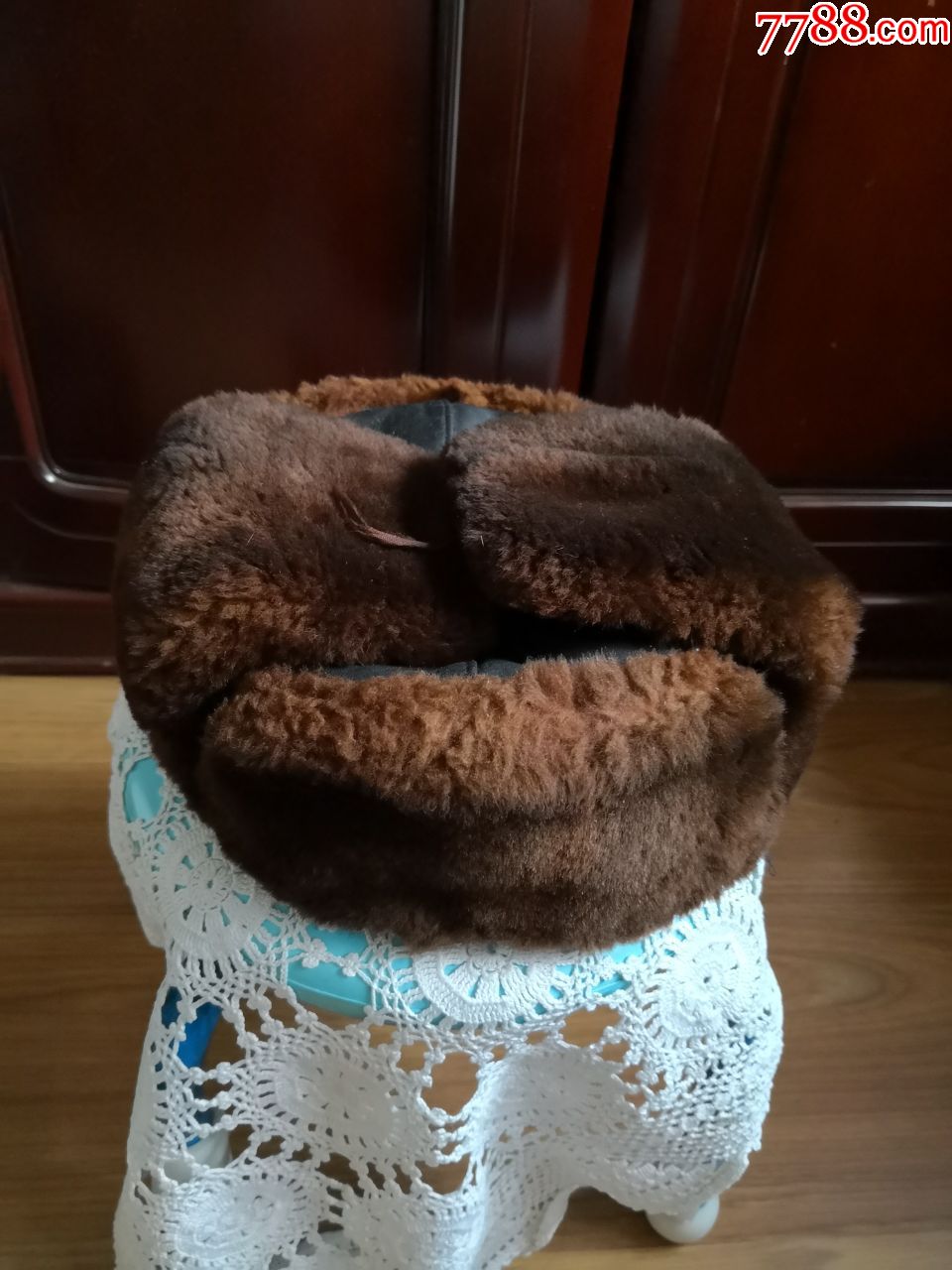 老式地方国营羊剪绒皮帽子