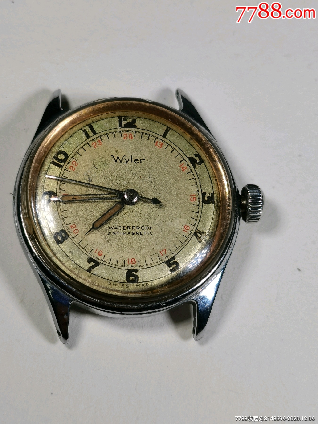 首页 拍卖 手表/腕表 >> 国时期瑞士原装进口wyier手动机械表