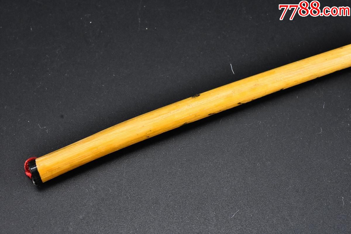 p9273中国书画毛笔原盒九支狼毫羊毫竹笔杆笔杆上绘有熊猫图案和