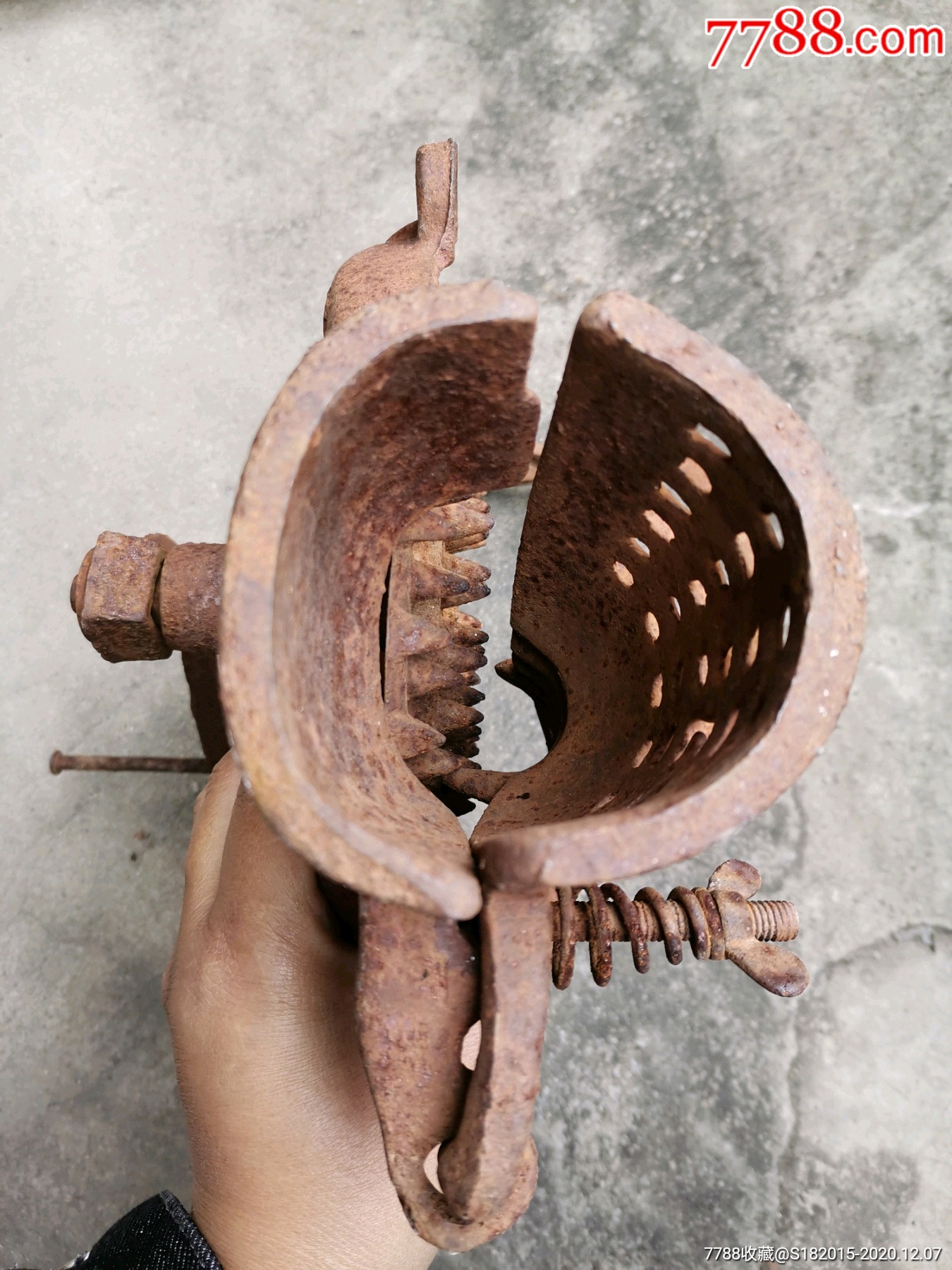 云南少数民族用的老式手摇剥玉米,机器-农用工具-7788工艺品