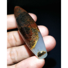 4320金发丝玛瑙天眼天珠大勒子