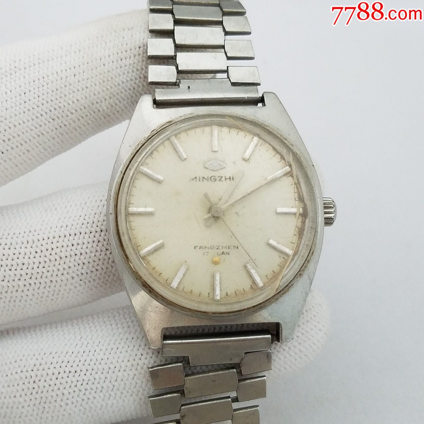 明珠手动上链机械男表【晃晃能走】【能手动上链】_手表/腕表_图片