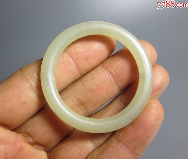 清民期和田玉老玉环&袈裟环