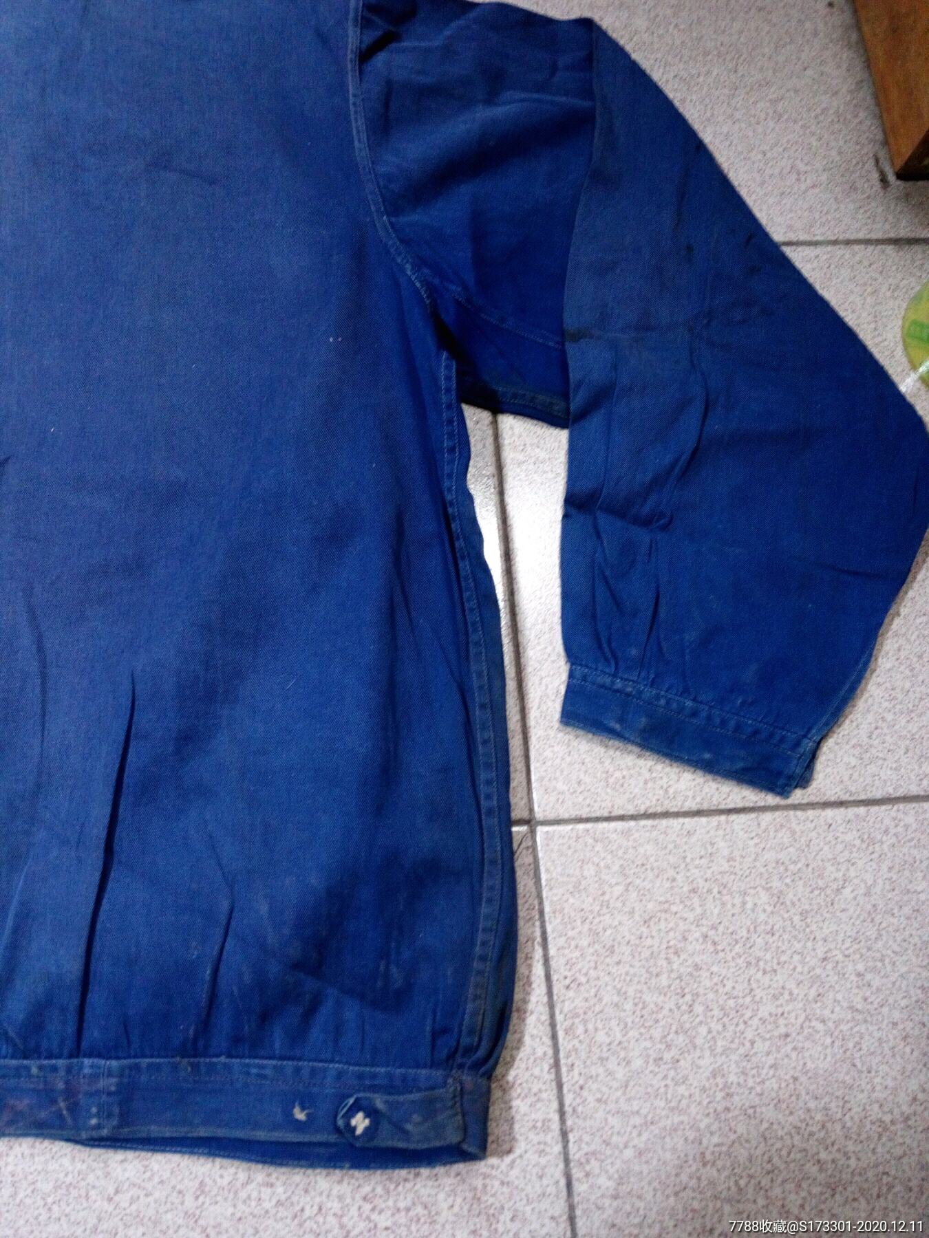 旧蓝布工作服工装服