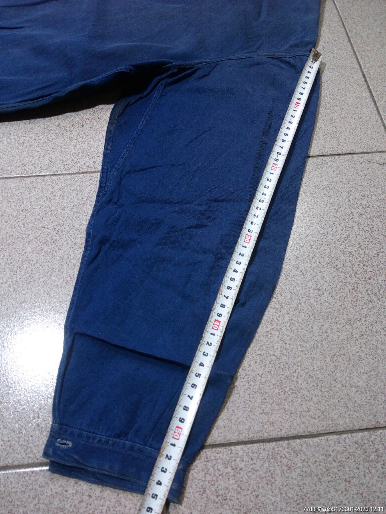 旧蓝布工作服工装服