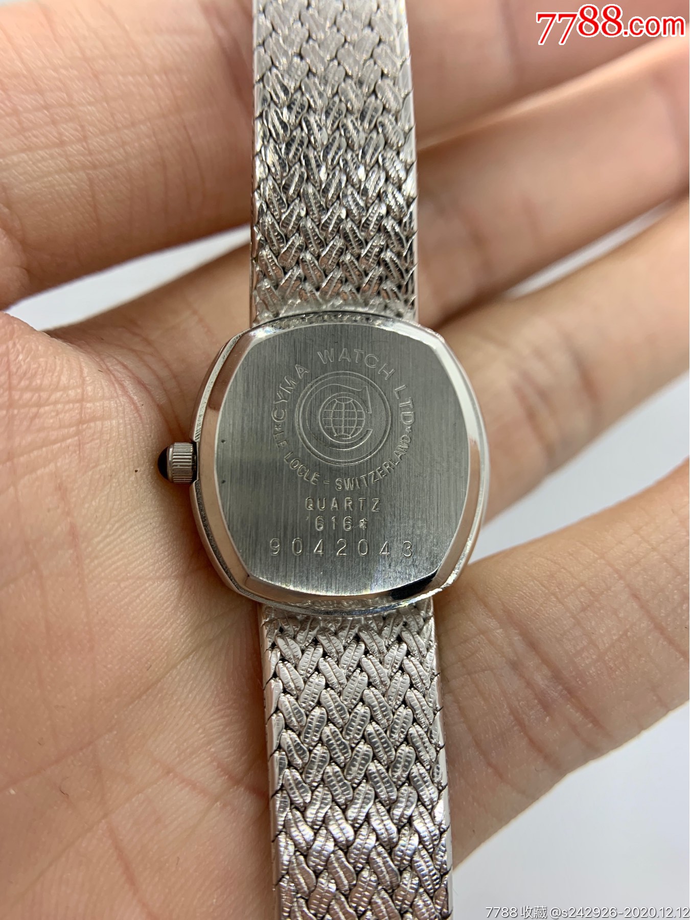 【美品西马】钻盘三针石英编织带手表女表