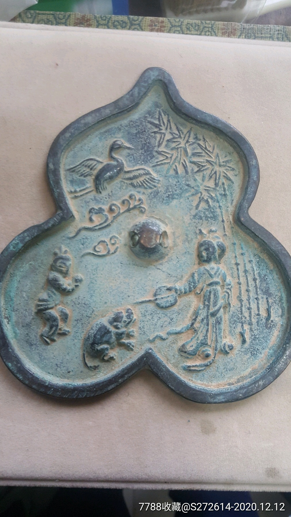 宋辽金代人物故事铜镜