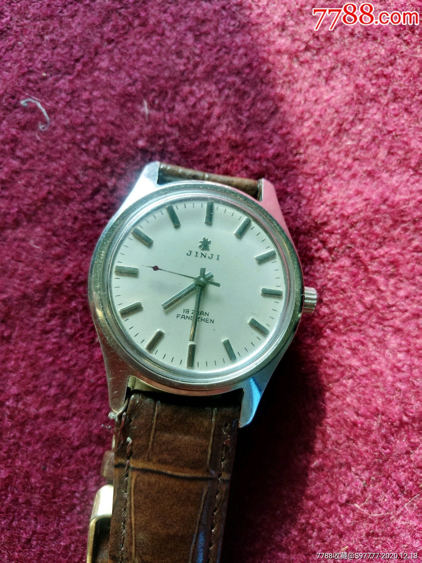 经典美品上海金鸡男士手表