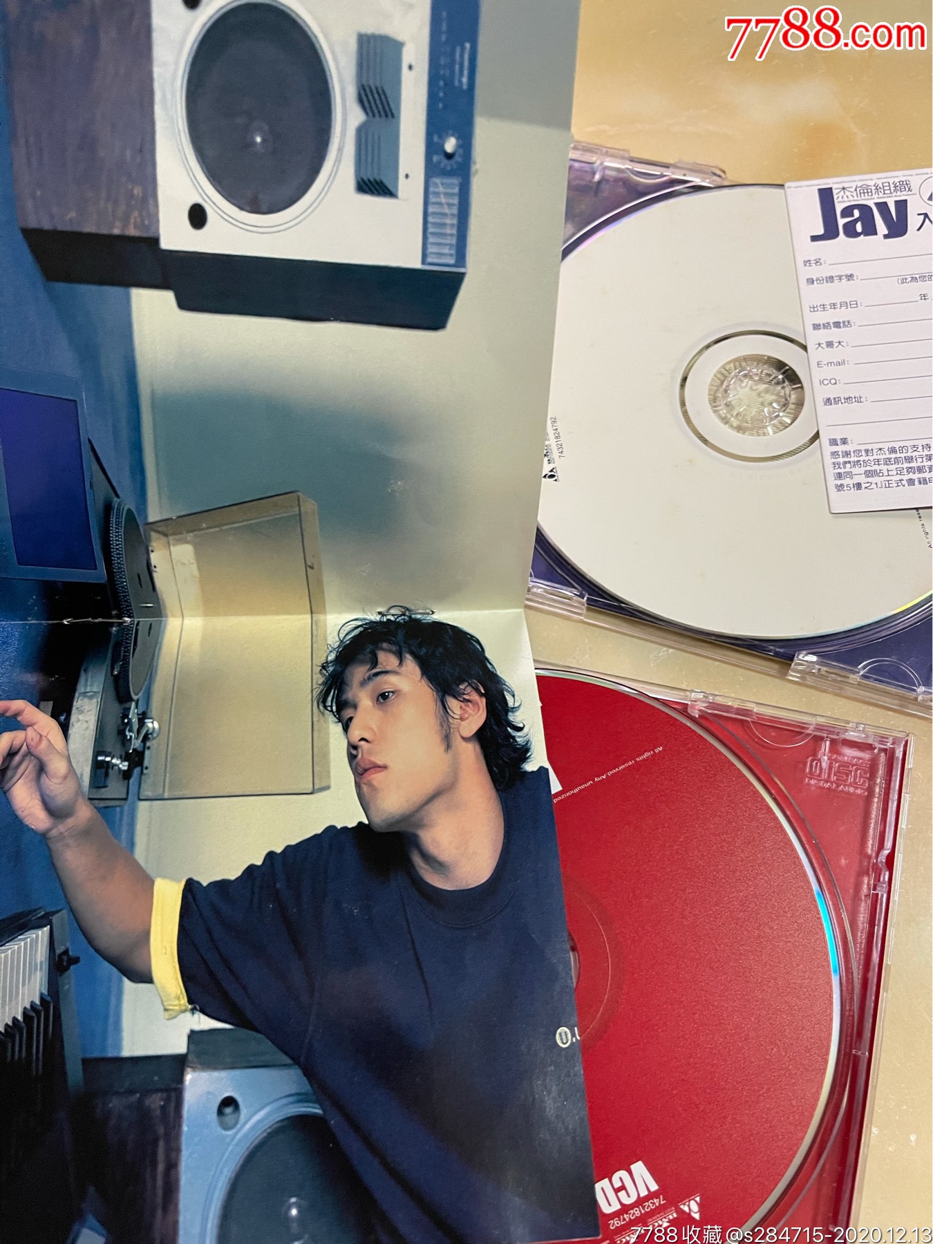 周杰伦-jay-龙卷风-2000年台湾原版原壳cd加vcd版本保存不错