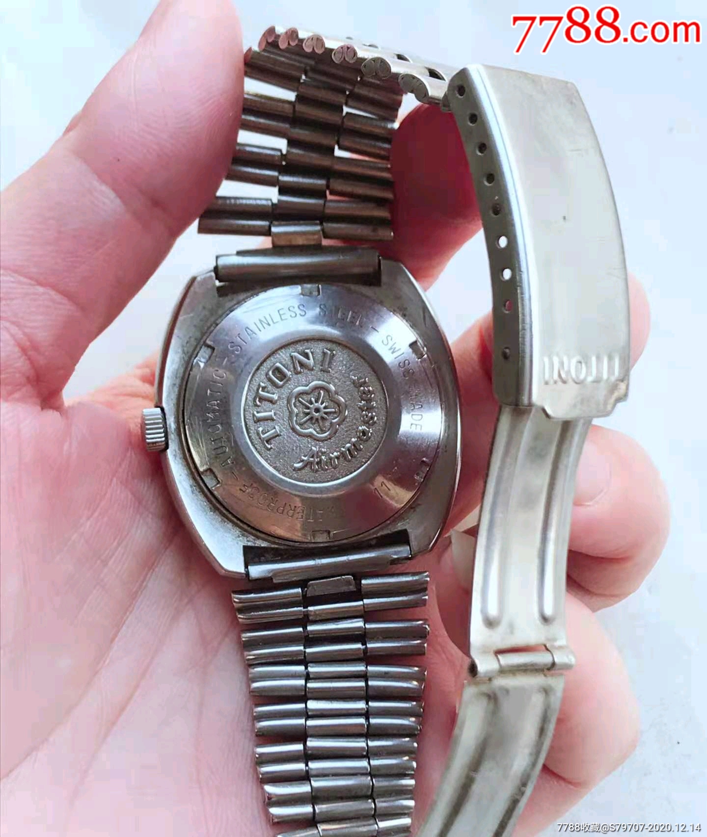 原装瑞士梅花拆机表壳