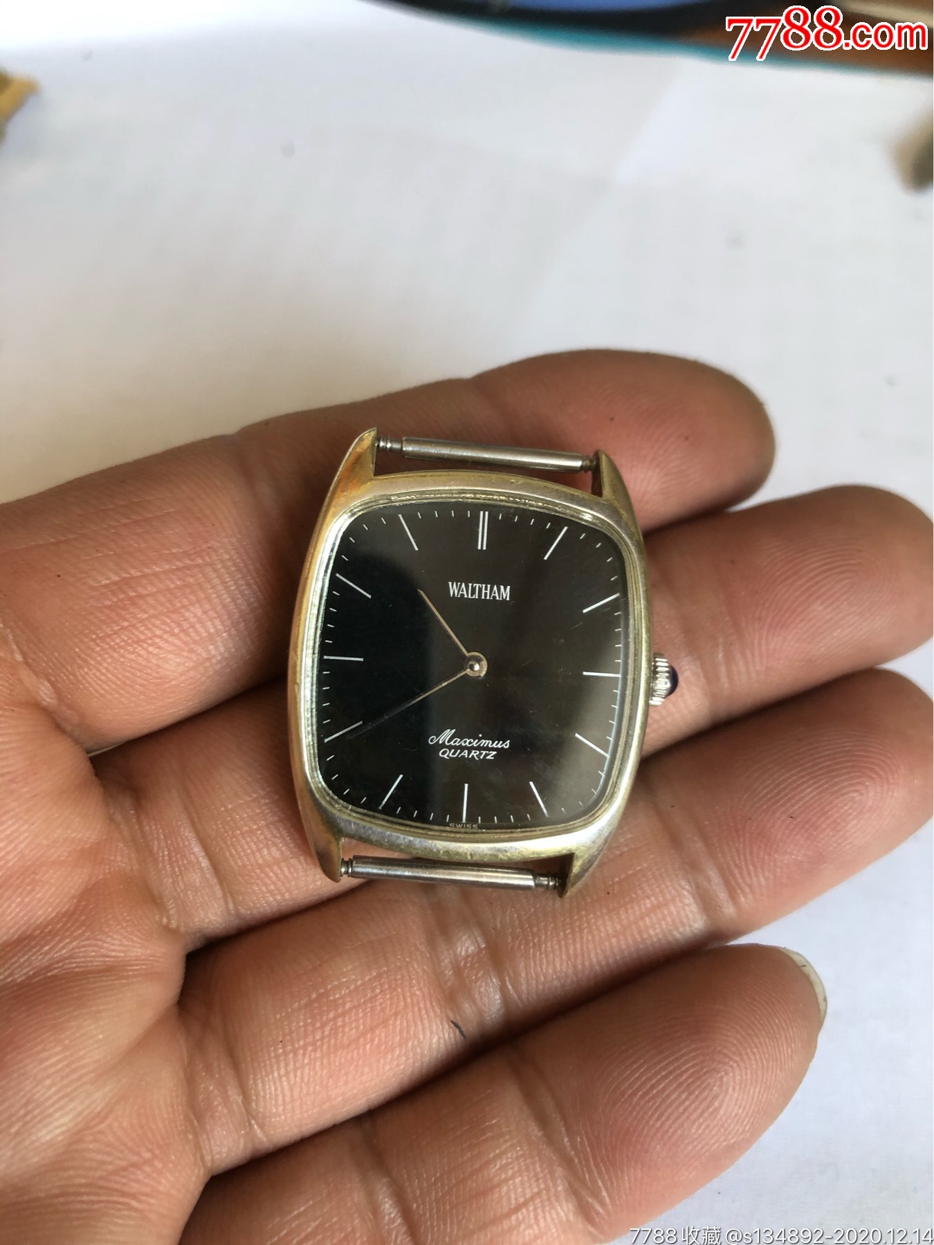 瑞士产华生男石英表