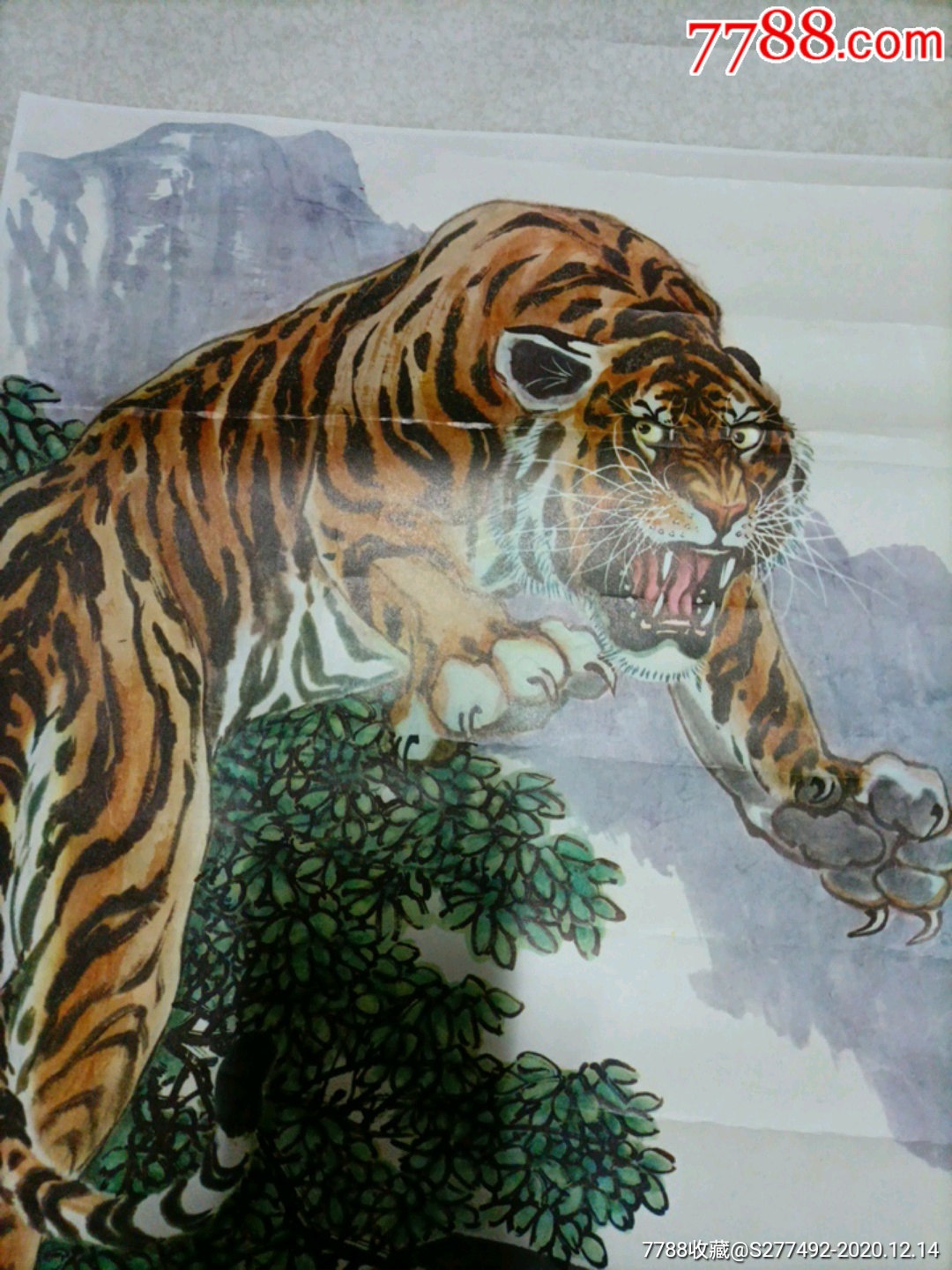 虎,中国画