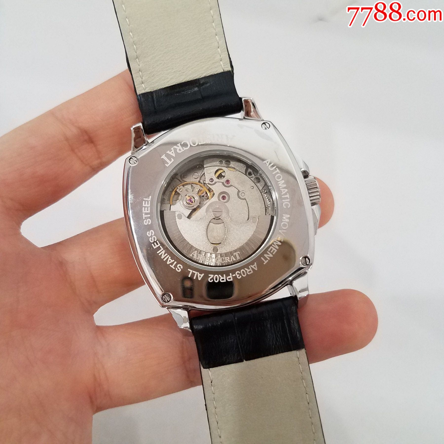 aristocrat自动机械男表【带动力储存显示】【透明底盖】-手表/晚表