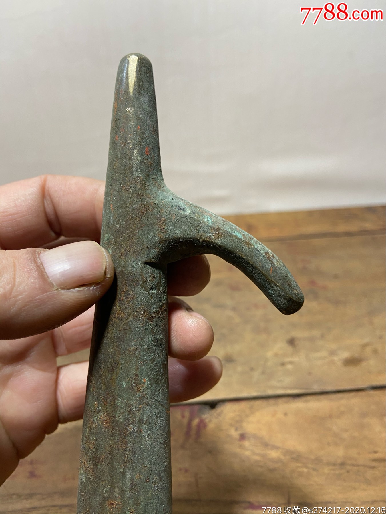 旧的老铜船钩子一个