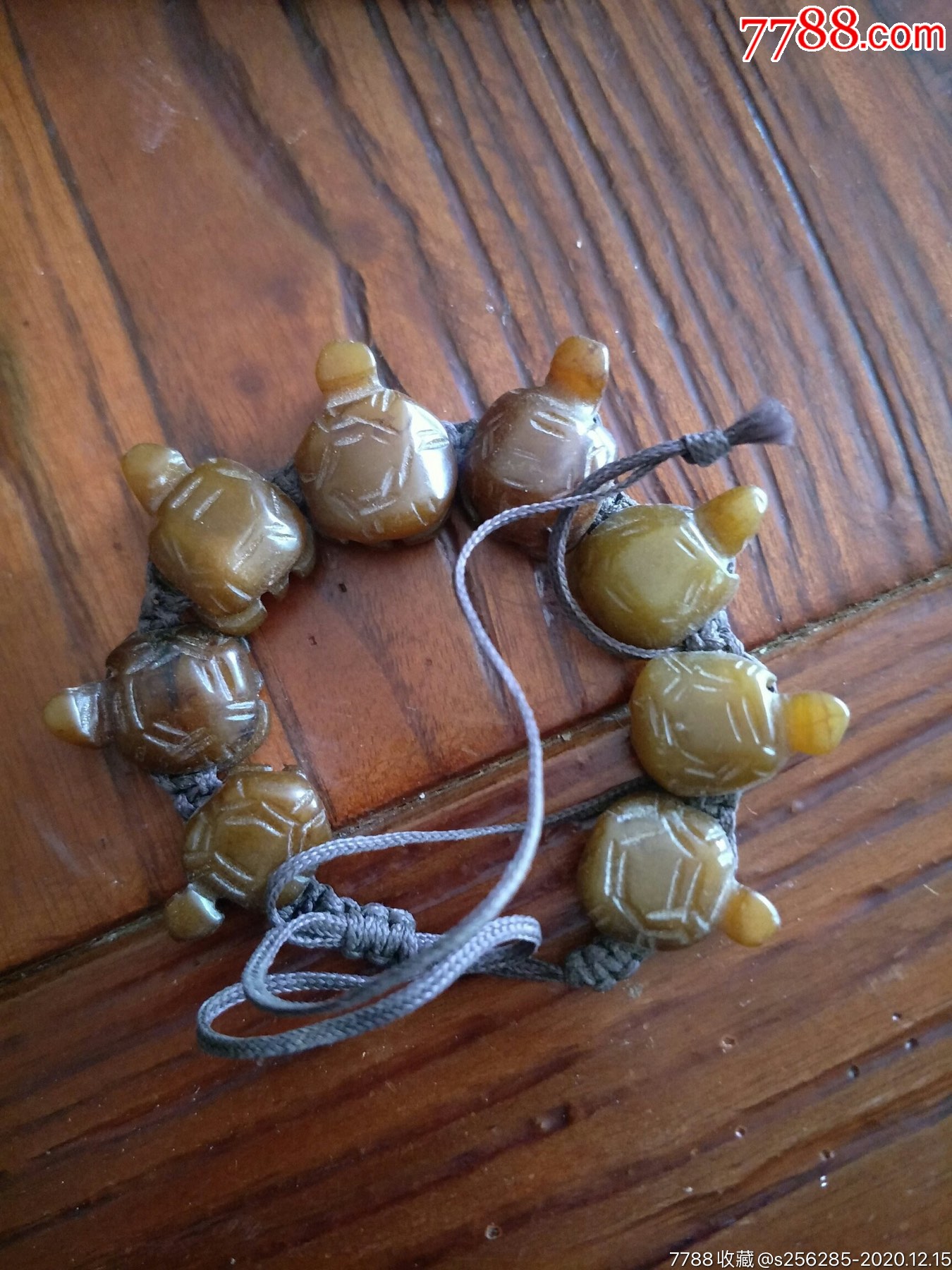 八卦龟手串寓意好,保真玉喜欢不要错过