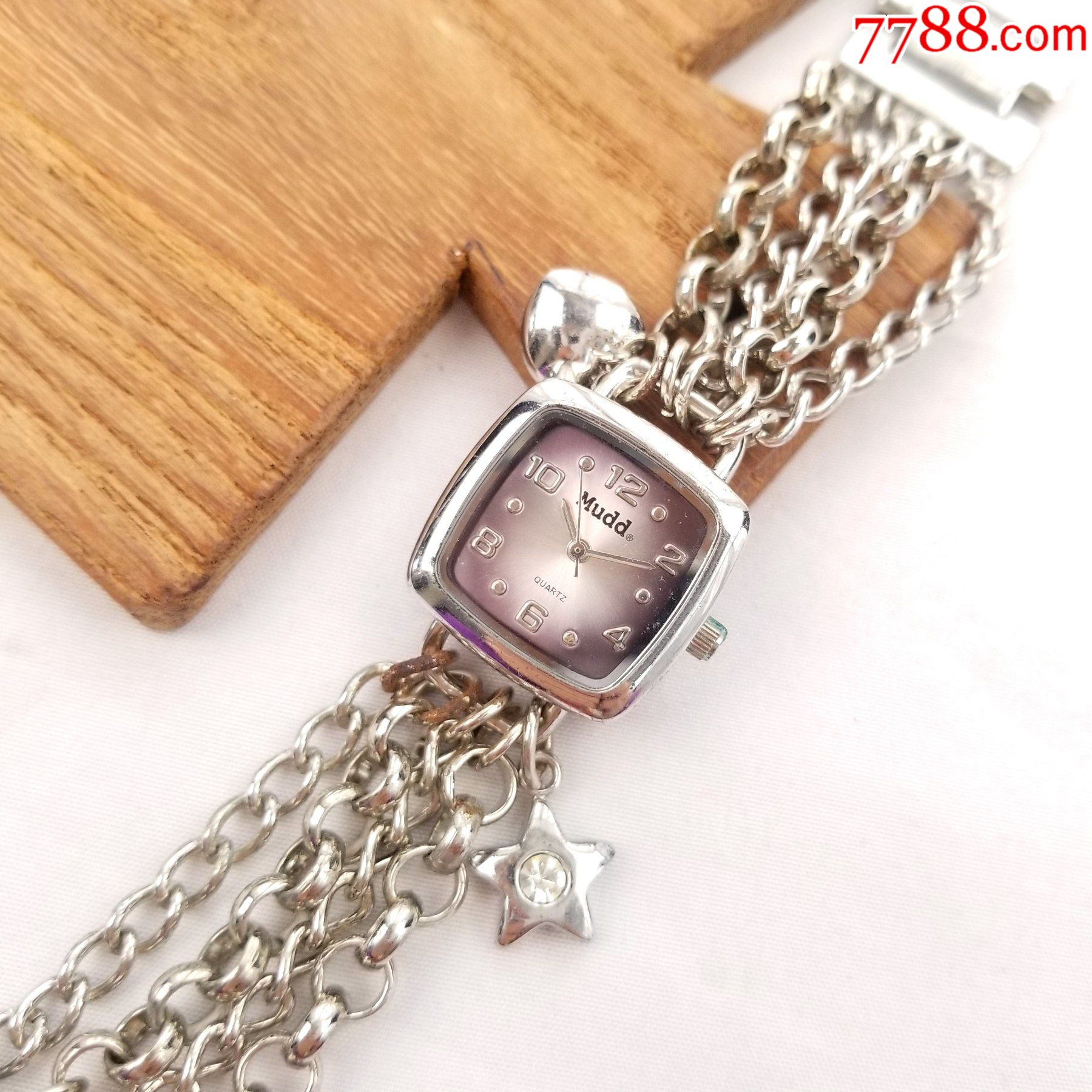 方形表壳设计!】mudd-石英女表-手表/腕表-7788集邮网