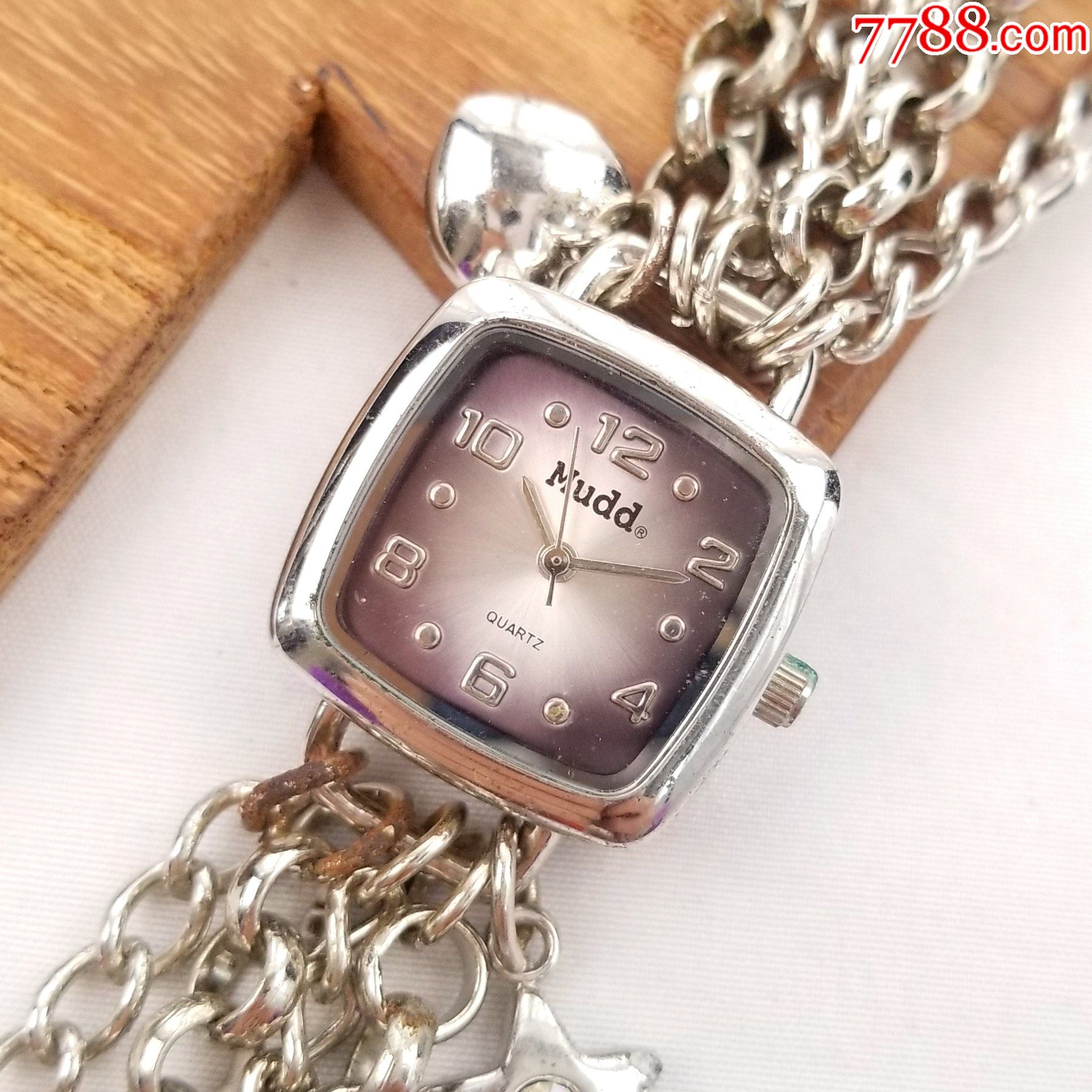 方形表壳设计!】mudd-石英女表-手表/腕表-7788集邮网